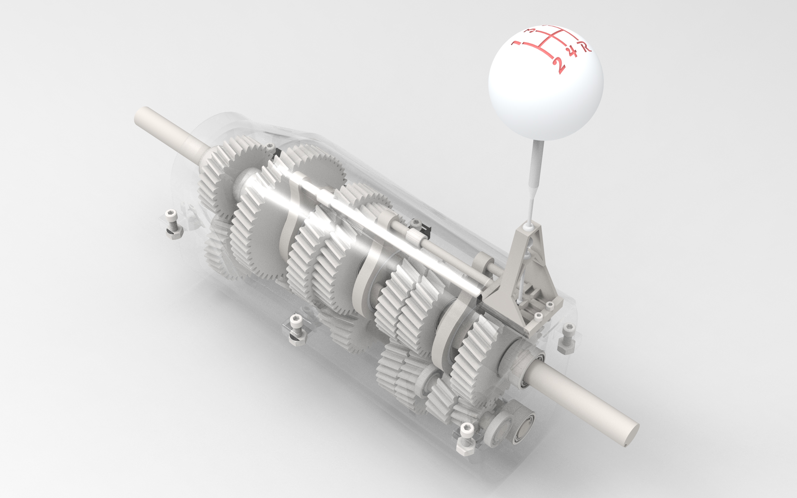 Bản vẽ 3d hộp số 5 cấp tốc độ miễn phí