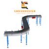 File 3d băng tải con lăn cong-3D file of a curved roller conveyor