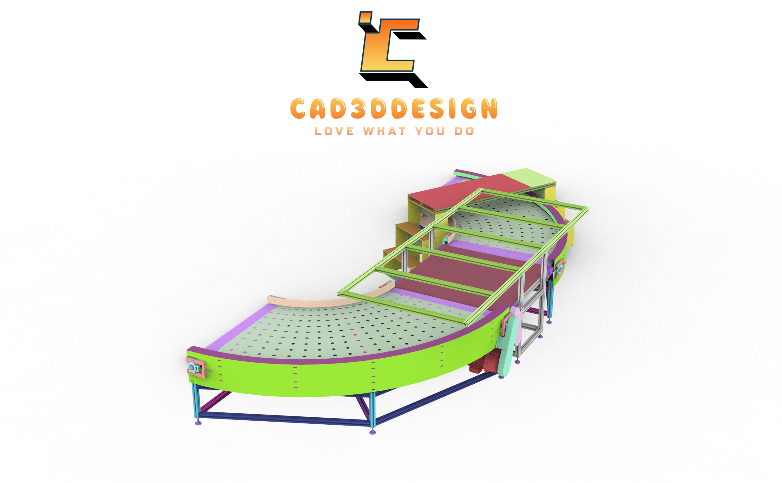 File 3d băng tải pvc 90 độ miễn phí