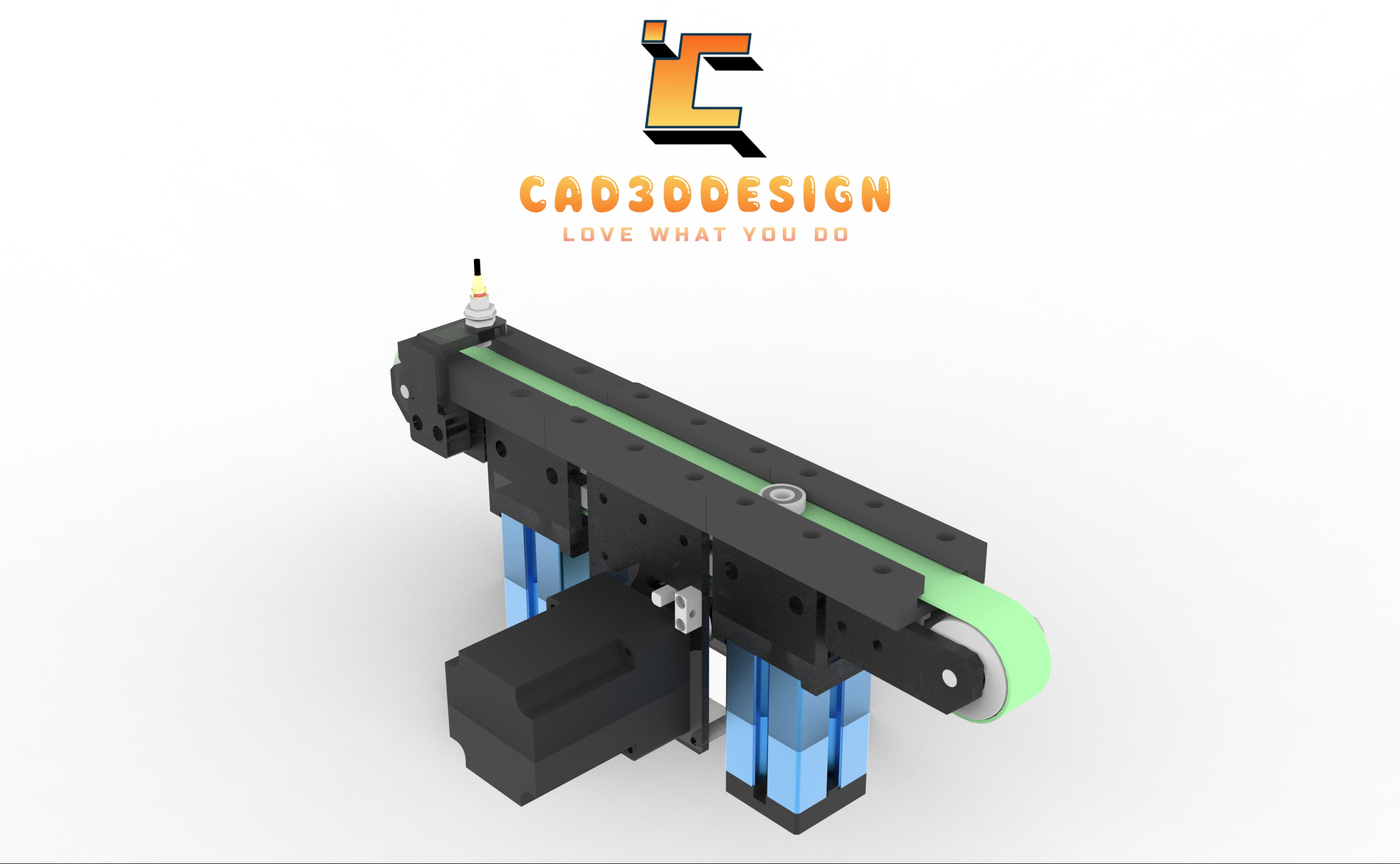 File 3d băng tải pvc bạc đạn miễn phí