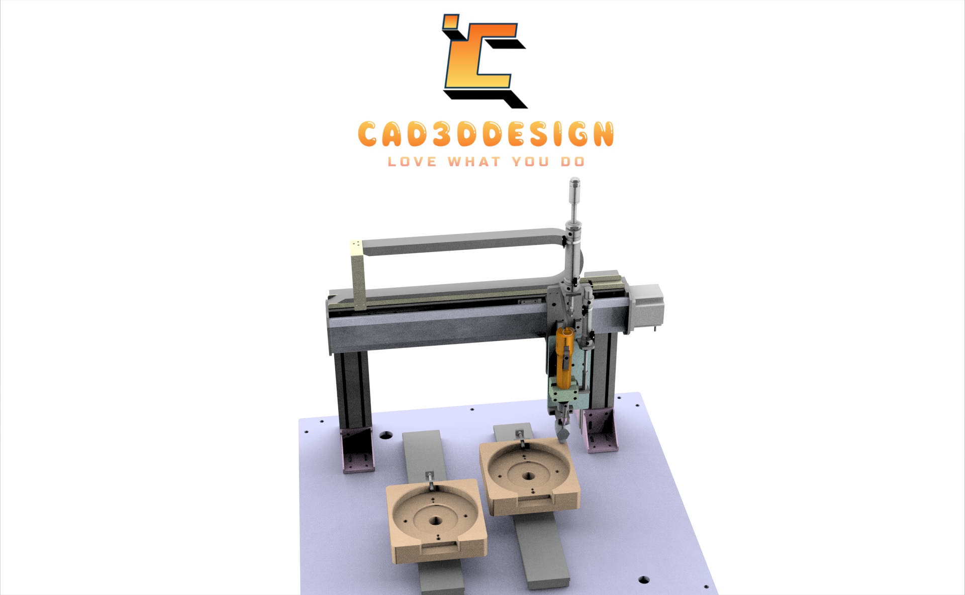 File 3d bản vẽ máy bắn vít tự động lắp ráp một đầu miễn phí