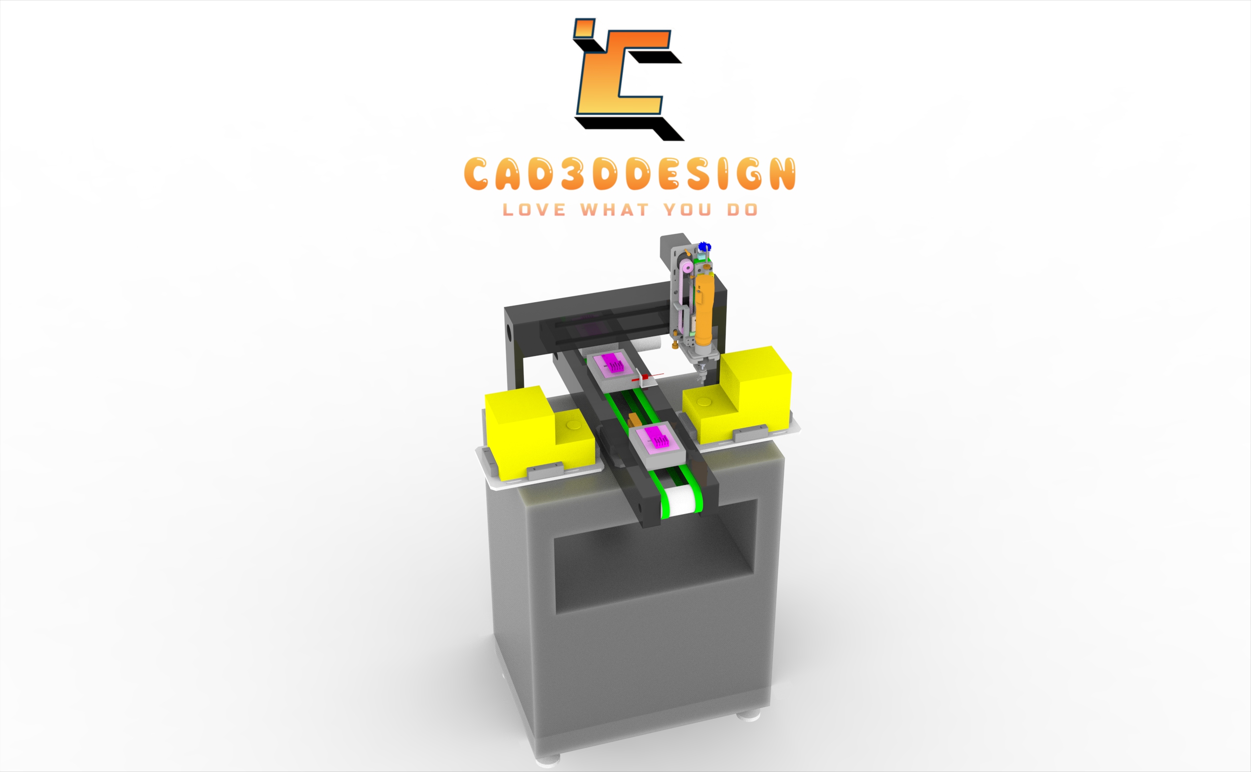 File 3d bản vẽ máy bắn vít tự động lắp ráp PCB miễn phí