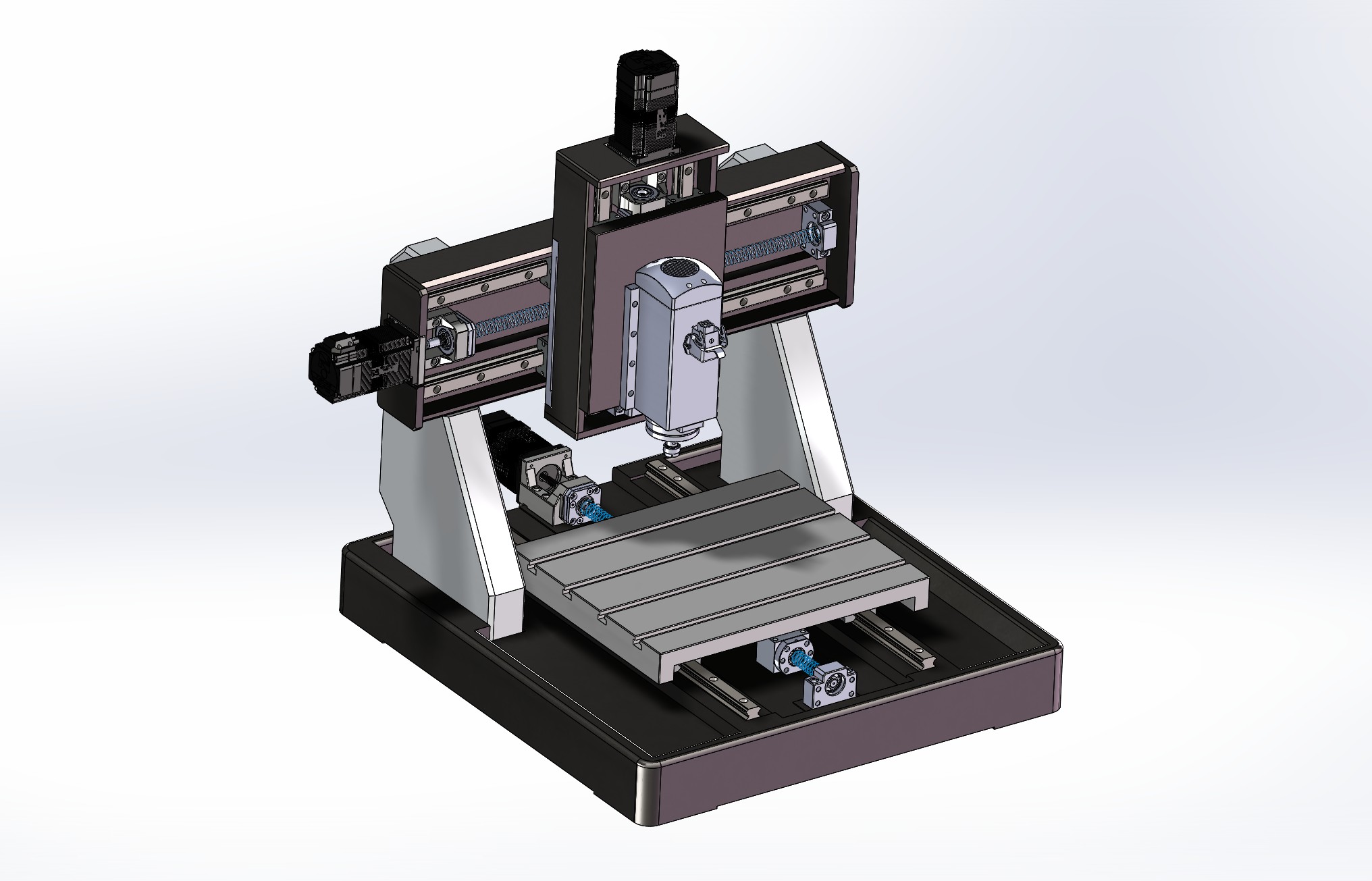 File 3d máy cnc mini 500x550 miễn phí